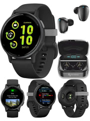 Garmin Vivoactive 5 Health and Fitness GPS Smartwatch, 1.2 in AMOLED Display, Up to 11 Days of Battery, Slate Aluminim Bezel - My Variety Superstore 25