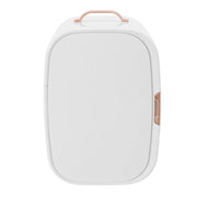 12L Beauty Fridge for Cosmetics Storage White Pink Compact Skincare Refrigerator Cooling and Heating for Makeup Skincare Products