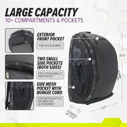 Deluxe Pickleball Backpack Large Paddle Bag Fits 4 Pickleball Paddles and Gear with Fence Hook Extra Pockets and Ventilated Design
