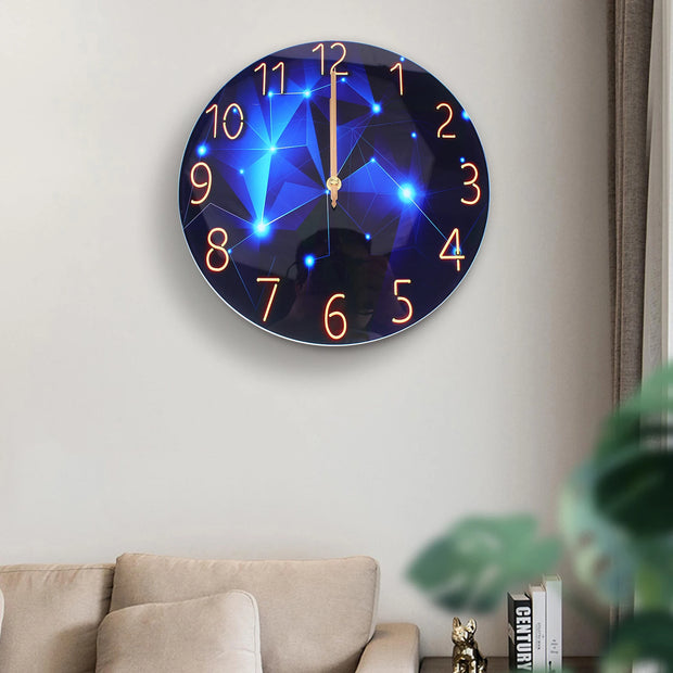 Elegant 30cm Wall Clock Ideal Living Room Decor Adds Style
