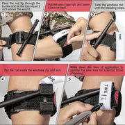 Emergency Tourniquet Set – Portable Quick-Release CAT, 5/10/25 Pcs