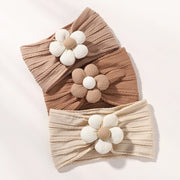 Lovely Baby Headband Socks Set Soft Nylon Floral Comfort