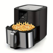 KitCook Large Air Fryer 1500W 7QT Air Fryer Cooker Adjustable Temperature 100 to 400 Degrees Fahrenheit 8 Preset Menu Digital Touch Screen