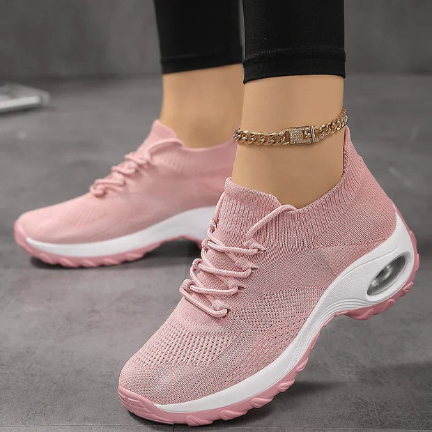Confident Women Sneakers Air Cushion Boost Everyday Comfort