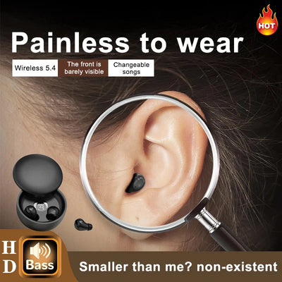 SK26 Bluetooth 5.4 Wireless Earphones Small Earbuds Invisible Headphones - My Variety Superstore 25