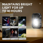 WARSUN Mini LED Flashlight SQ10 – Rechargeable Keychain Torch with Clip for Camping & Emergency