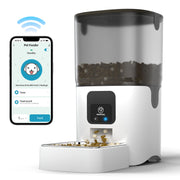 PAPIFEED Smart Automatic Cat Feeders WiFi Pet Feeder with APP Control for Remote Feeding Detachable for Easy Clean Cat Food - My Variety Superstore 25