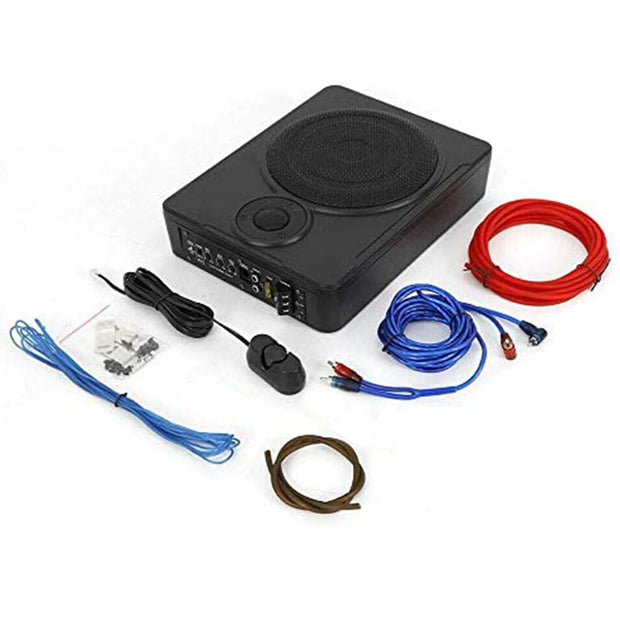 8 Inch Active Powered Subwoofer for Car Audio with 600 Watt Amplifier Ideal for Under Seat Installation - My Variety Superstore 25