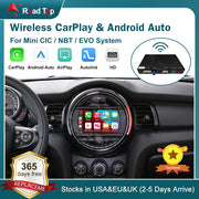 RoadTop Wireless CarPlay Android Auto for Mini R55 R56 R57 R58 R60 R61 F54 F55 F56 Clubman Countryman Cooper John Cooper Works - My Variety Superstore 25