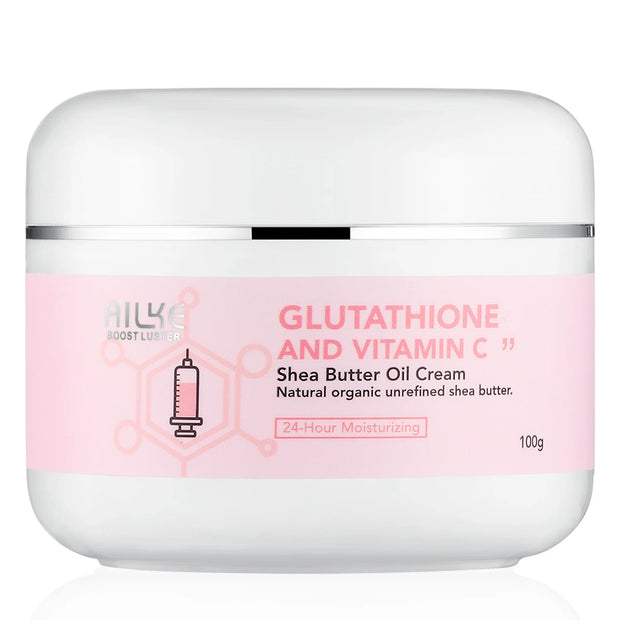 Ailke Whitening & Lightening Cream – Face & Body Moisturizer with Shea Butter for Dry, Cracked Skin