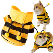 Festive Hooded Pet Sweater Keeps Dogs Warm All Winter