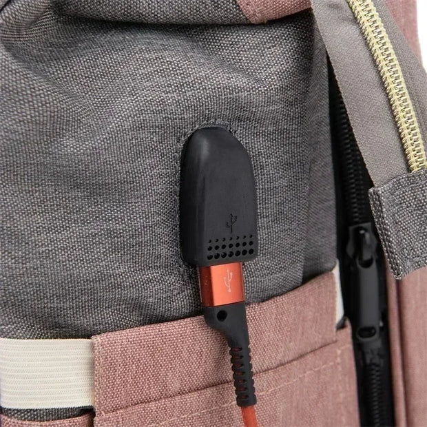Amazing Mommy Backpack With Folding Crib For Easy Travel