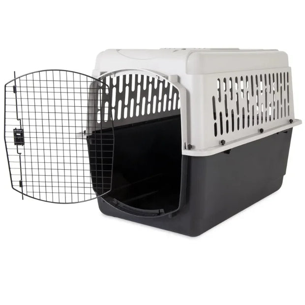 Powerful Hard Sided Dog Kennel 40 Inch 70 90 Lbs Travel Safe