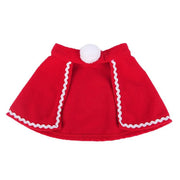 Festive Cat Cloak Scarf With Plush Santa Hat Holiday Fun