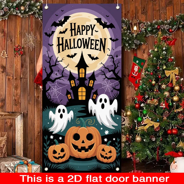 Radiant Halloween Flags Weatherproof Decor Boosts Curb Appeal