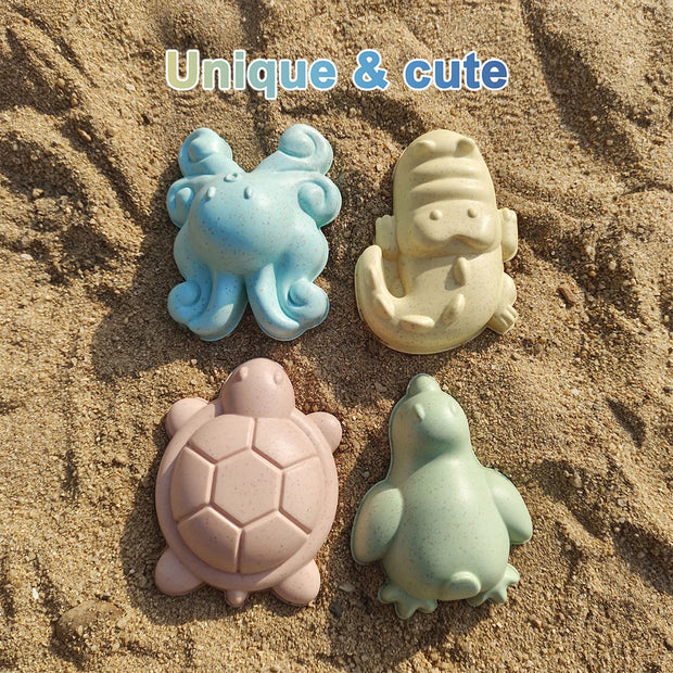 Kids Beach Bucket and Shovel Set, Multifunctional Sand Toys for Outdoor Beach and Park Fun