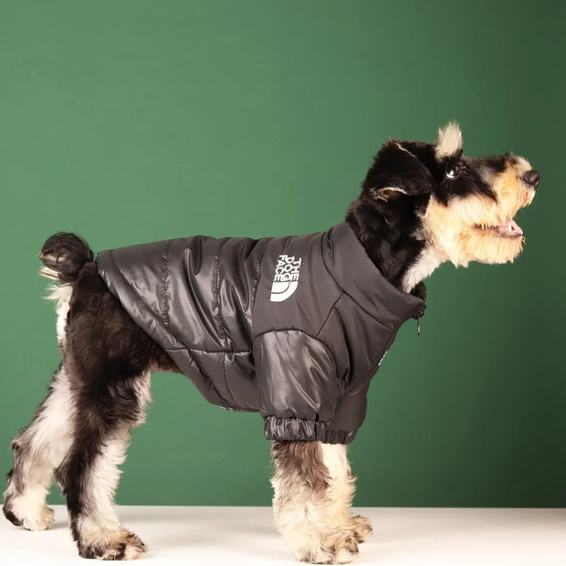 Cozy Windproof Dog Winter Coat With Reflective Safety