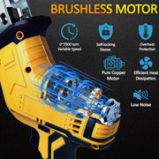 Cordless Reciprocating Saw Compatible With DeWalt 20V Battery 0-3500SPM Variable Speed With 4 Saw Blades Kit Tool Only