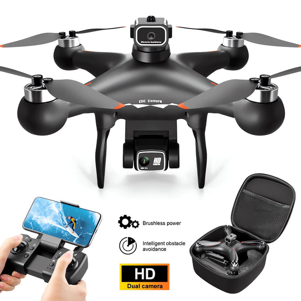 S116 MAX Drone Professional with 3 Batteries 8K Dual Camera Optical Flow Brushless 360° Obstacle Avoidance WIFI FPV RC Dron Toys - My Variety Superstore 25