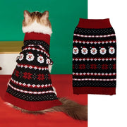 Cozy Pet Sweater Gingerbread Antler Hoodie With Belt Warmth