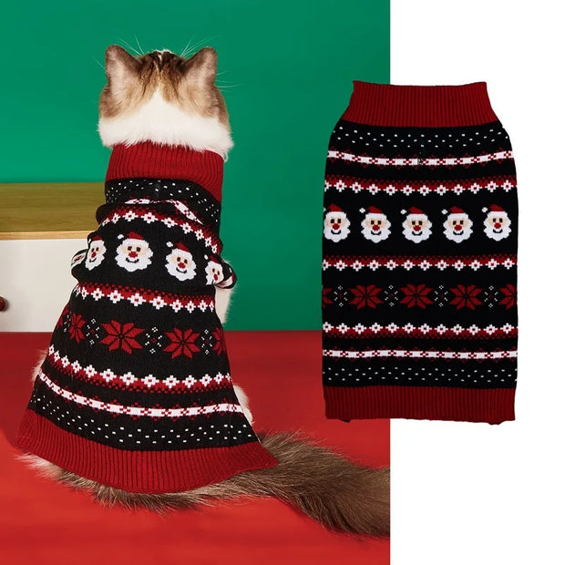 Cozy Pet Sweater Gingerbread Antler Hoodie With Belt Warmth