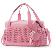 Ultimate Waterproof Diaper Tote Pacifier Pocket Travel Ready