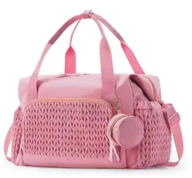 Ultimate Waterproof Diaper Tote Pacifier Pocket Travel Ready