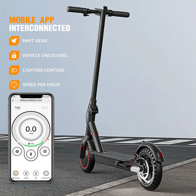 350W Foldable Electric Scooter for Adults Teens,Explosion-proof Tires,Dual Brake System,Lightweight APP Support E-scooter - My Variety Superstore 25