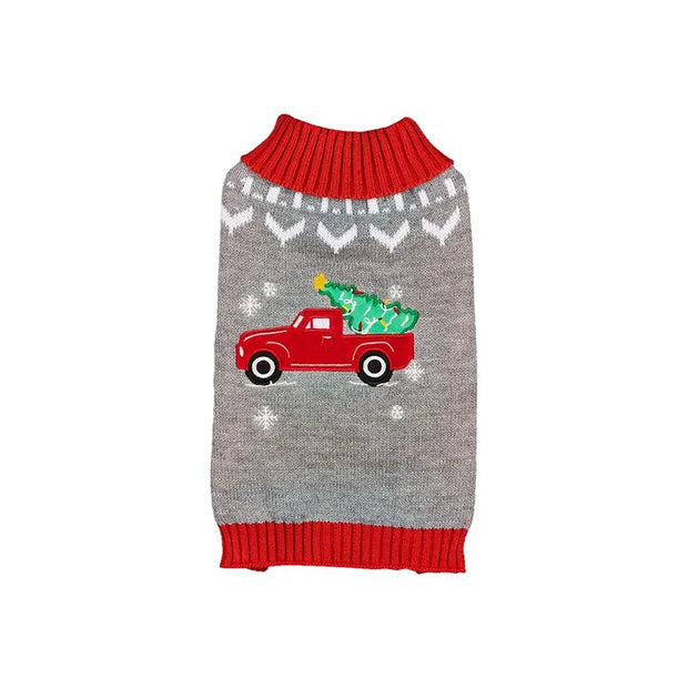 Cozy Pet Sweater Gingerbread Antler Hoodie With Belt Warmth