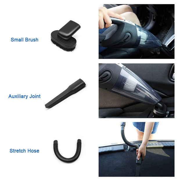 Wireless Handheld Vacuum Cleaner USB Charging Portable Wet Dry Cordless Strong Suction 12000pa