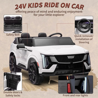 Thrilling 24V Ride On Car With Remote Control 2 Seater Fun