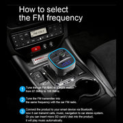 T25 MP3 Player Car Fast Charging Dual USB Charger Bluetooth Compatible 5.0 Multi Functional Classic Dual USB Car Electronics - My Variety Superstore 25