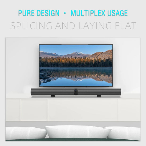 Home Theater 3D Stereo Surround Wireless Speaker Multi-Function Subwoofer Soundbar Foldable Split Support for TV and PC - My Variety Superstore 25