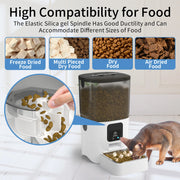 PAPIFEED Smart Automatic Cat Feeders WiFi Pet Feeder with APP Control for Remote Feeding Detachable for Easy Clean Cat Food - My Variety Superstore 25
