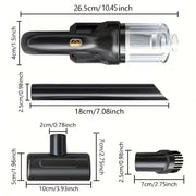 Wireless Automobile Vacuum Cleaner Wet Dry Dual Use Handheld Electric Mini Cleaner For Car And Home