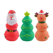 Joyful Squeaky Pet Chew Toy Durable Latex Teething Boost