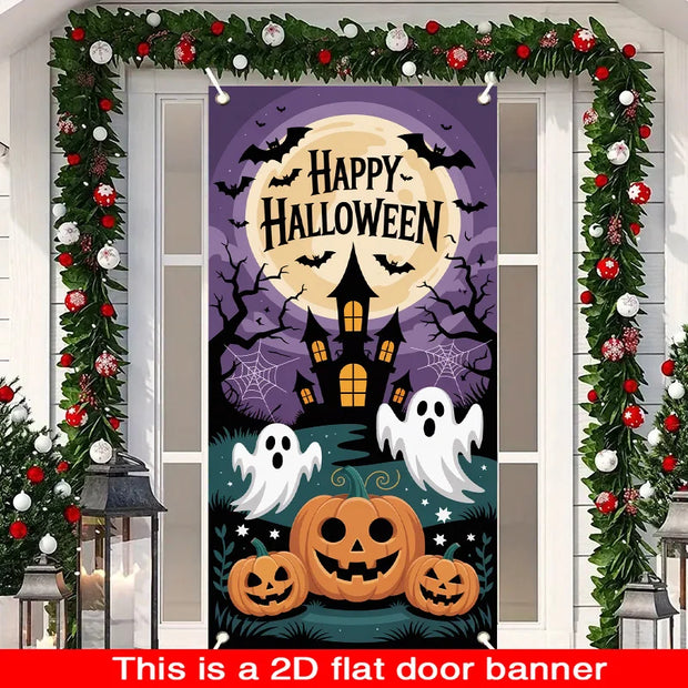 Radiant Halloween Flags Weatherproof Decor Boosts Curb Appeal