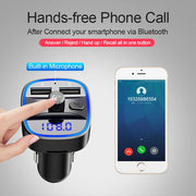 T25 MP3 Player Car Fast Charging Dual USB Charger Bluetooth Compatible 5.0 Multi Functional Classic Dual USB Car Electronics - My Variety Superstore 25