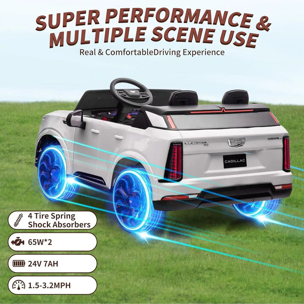 Thrilling 24V Ride On Car With Remote Control 2 Seater Fun