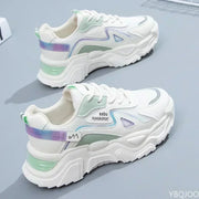 Vibrant Platform Sneakers For Women Green All Day Comfort
