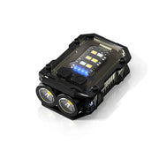WARSUN Mini LED Flashlight SQ10 – Rechargeable Keychain Torch with Clip for Camping & Emergency