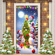 Joyful Festive Christmas Door Decor Washable Adds Joy