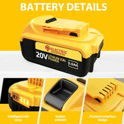 Fit For Original Dewalt 20V 5Ah Lithium Ion Battery Replacement For Dewalt Power Tools