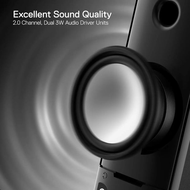 Redragon GS550 PC Gaming Speakers 2.0 Channel Desktop Computer Sound Bar Quality Bass and Decent Red Backlit - My Variety Superstore 25