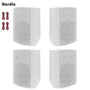 Herdio 5.25 Inch 600 Watts Passive Speakers Full Range Stereo Wired Waterproof Wall Mount Speakers for Patio - My Variety Superstore 25