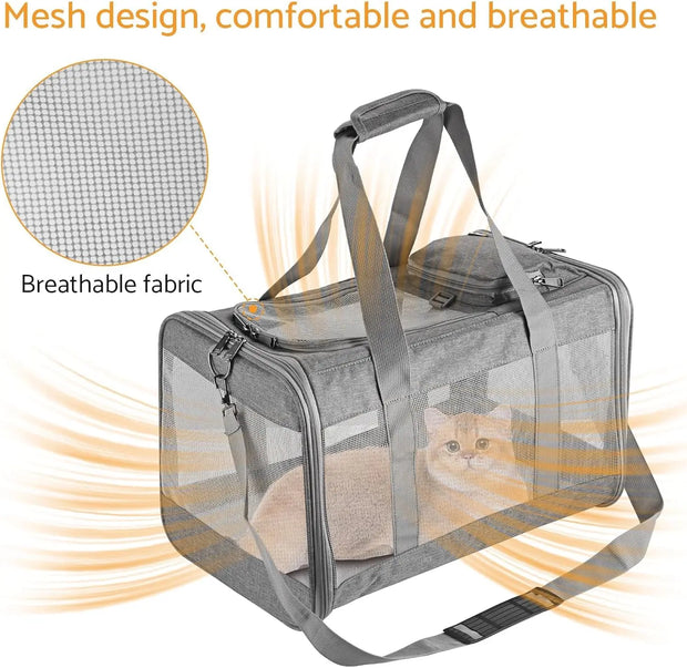 Premium Airline Approved Pet Carrier Honeycomb Board Comfort