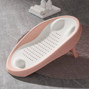 Amazing Foldable Baby Bath Seat Non Slip Backrest Safe Bath