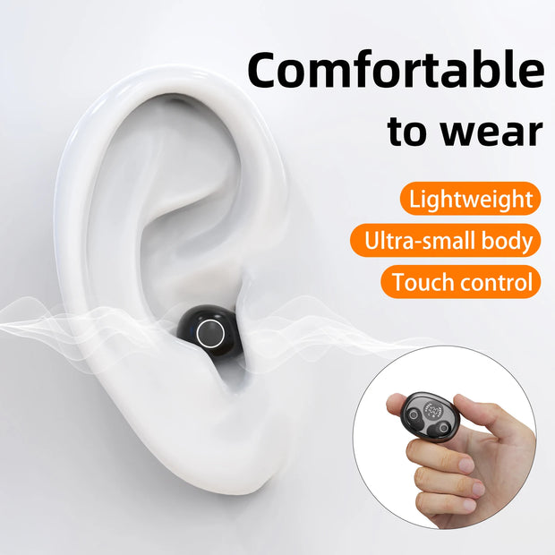 Invisible Sleep Wireless Bluetooth Earphone Headset with Mic Smallest Tiny Earbuds for Small Ears - My Variety Superstore 25