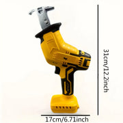 Cordless Reciprocating Saw Compatible With DeWalt 20V Battery 0-3500SPM Variable Speed With 4 Saw Blades Kit Tool Only