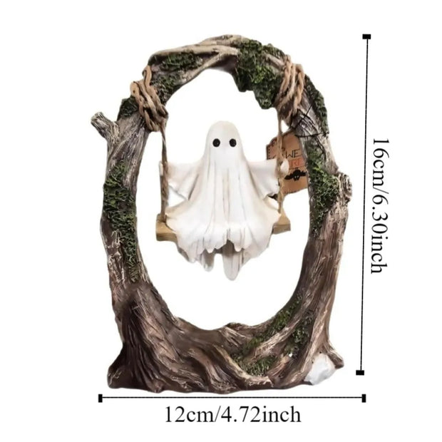 Stunning Halloween Swing Ghost Ornament Decor Keepsake